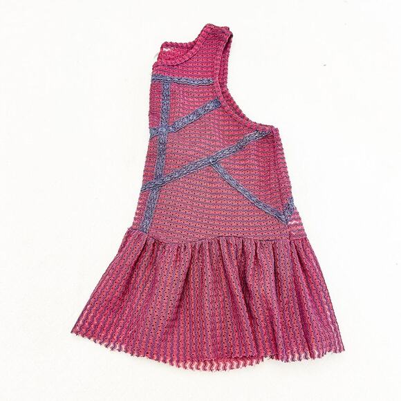 Free People Crotchet Peplum Top Bohemian Style SIze S - Picture 5 of 5